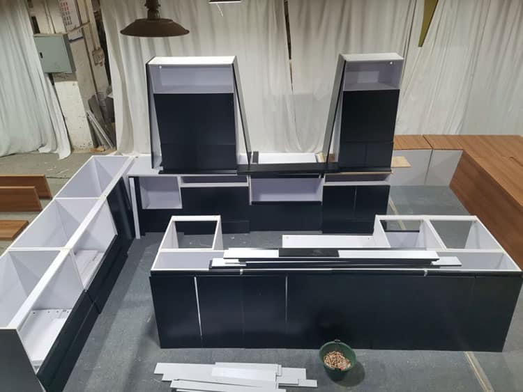 flat pack kitchen cabinet