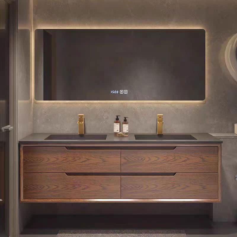 walnut bathroom vanities
