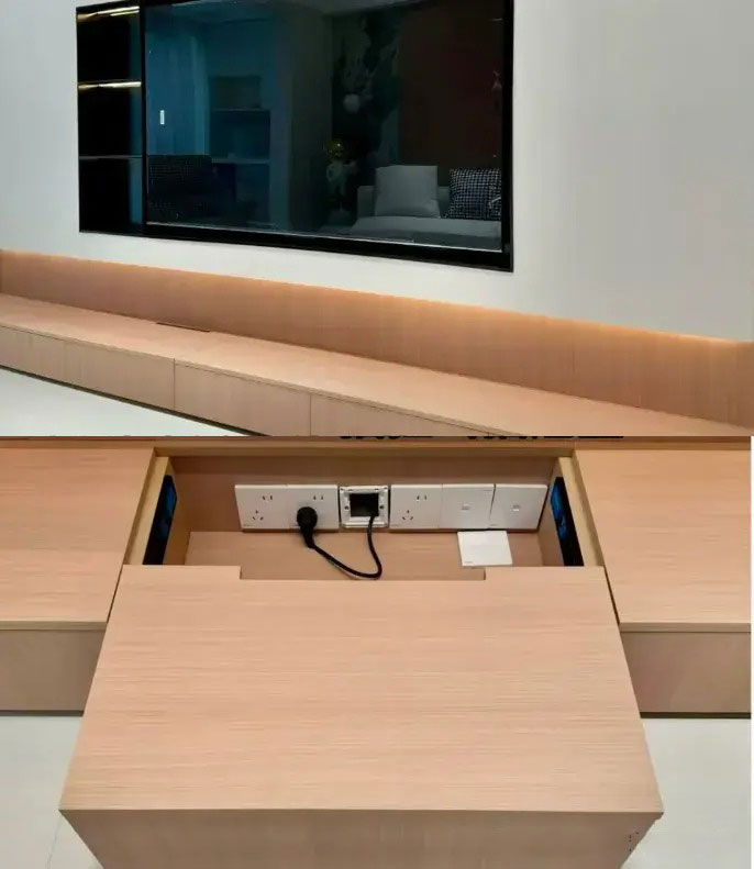 tv cabinet pullout