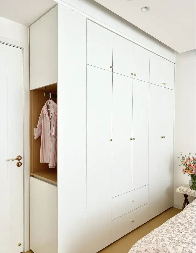 wardrobe clean clothing area