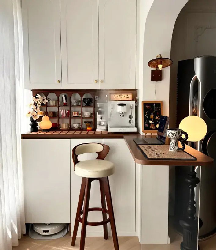 Balcony coffee corner